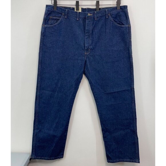 Wrangler Other - Wrangler Rugged Wear Classic Fit Bootcut Denim Dark Blue Mens 46x30 New